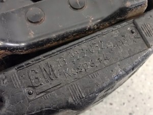 CHEVROLET CRUZE 08- WKŁAD KOŁA ZAPASOWEGO PODNOŚNIK SAMOCHODOWY 4/5 MINIATURA