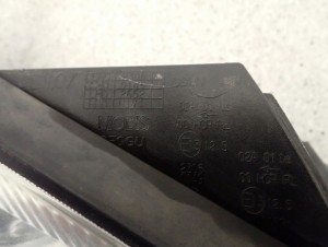 KIA CEED 07-09 LAMPA PRZEDNIA PRAWA REFLEKTOR 9/11 MINIATURA