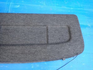 NISSAN MICRA K13 10-16 PÓŁKA TYLNA BAGAŻNIKA 3/6 MINIATURA