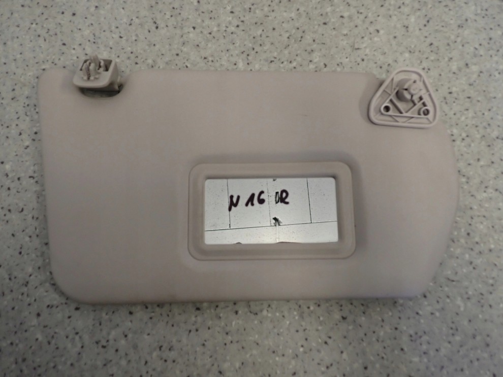 NISSAN ALMERA N16 00-06 DASZEK PRZECIWSŁONECZNY PRAWY 1/3