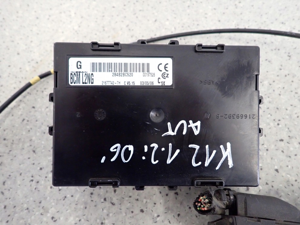 NISSAN MICRA K12 03- 1.2 BENZ AUTOMAT ZESTAW STARTOWY KOMPUTER STACYJKA 4/9