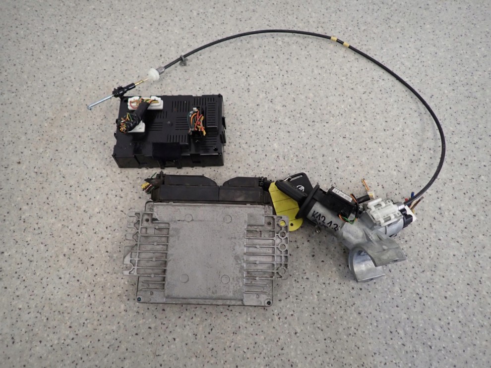 NISSAN MICRA K12 03- 1.2 BENZ AUTOMAT ZESTAW STARTOWY KOMPUTER STACYJKA 8/9