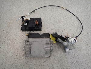 NISSAN MICRA K12 03- 1.2 BENZ AUTOMAT ZESTAW STARTOWY KOMPUTER STACYJKA 8/9 MINIATURA