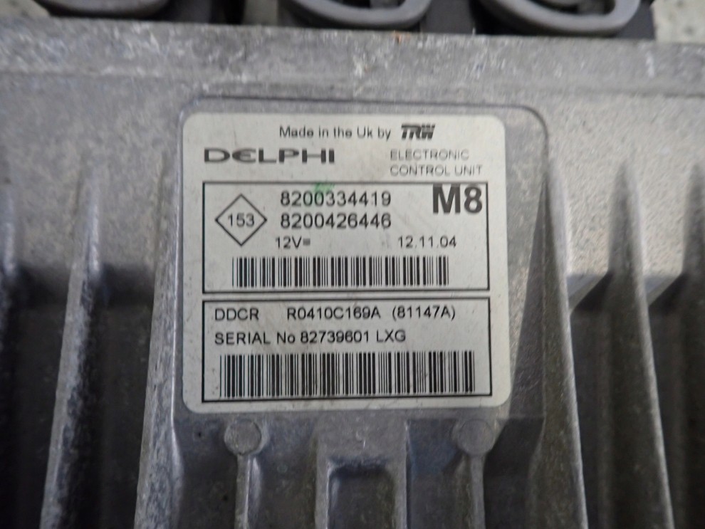 NISSAN MICRA K12 03- 1.5 DCI ZESTAW STARTOWY KOMPUTER 2/4