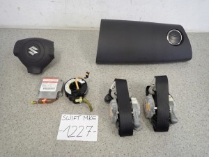 SUZUKI SWIFT MK6 04- PODUSZKI POWIETRZNE SRS ZESTAW 1/10 MINIATURA