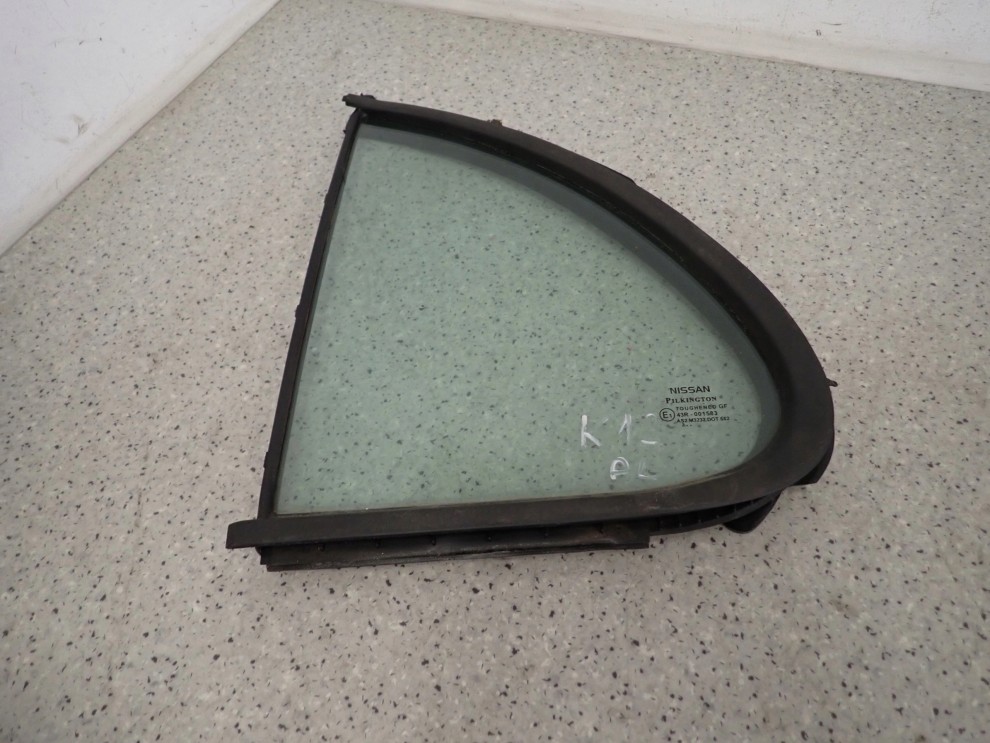 NISSAN MICRA K12 SZYBA DRZWI TYLNYCH LEWYCH TYŁ 3/6