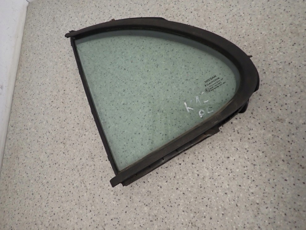 NISSAN MICRA K12 SZYBA DRZWI TYLNYCH LEWYCH TYŁ 4/6