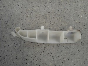 NISSAN MICRA K12 03-10 ŚLIZG ZDERZAKA TYLNY LEWY 5/5 MINIATURA