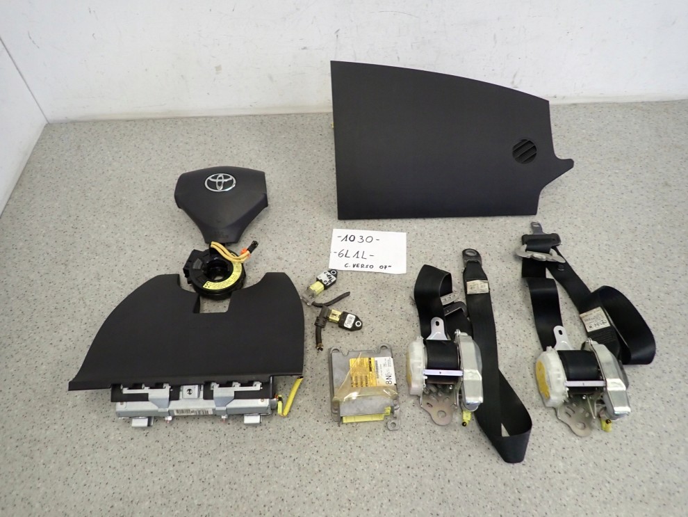 COROLLA VERSO 04-08 PODUSZKI POWIETRZNE ZESTAW SRS EUROPA 1/12