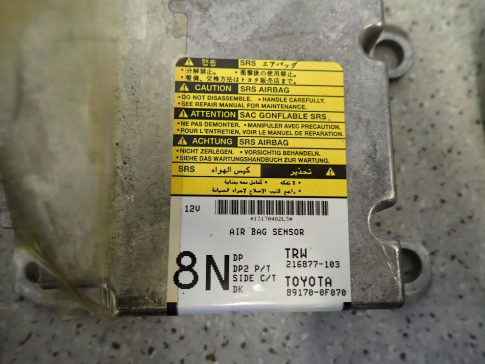 COROLLA VERSO 04-08 PODUSZKI POWIETRZNE ZESTAW SRS EUROPA 7/12