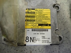 COROLLA VERSO 04-08 PODUSZKI POWIETRZNE ZESTAW SRS EUROPA 7/12 MINIATURA