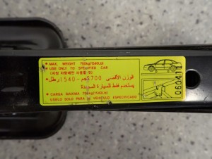 HYUNDAI LEWAREK PODNOŚNIK SAMOCHODOWY 3/5 MINIATURA