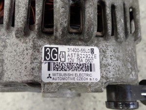 SUZUKI SX4 SEDICI 06-13 1.5i BENZYNA ALTERNATOR 31400-55L0 2/6 MINIATURA