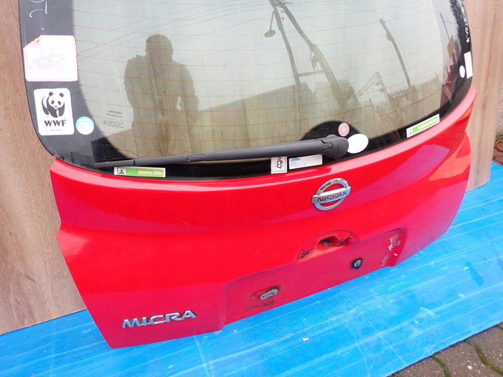 NISSAN MICRA K12 03- KLAPA BAGAŻNIKA SZYBA TYLNA Z10 5/9