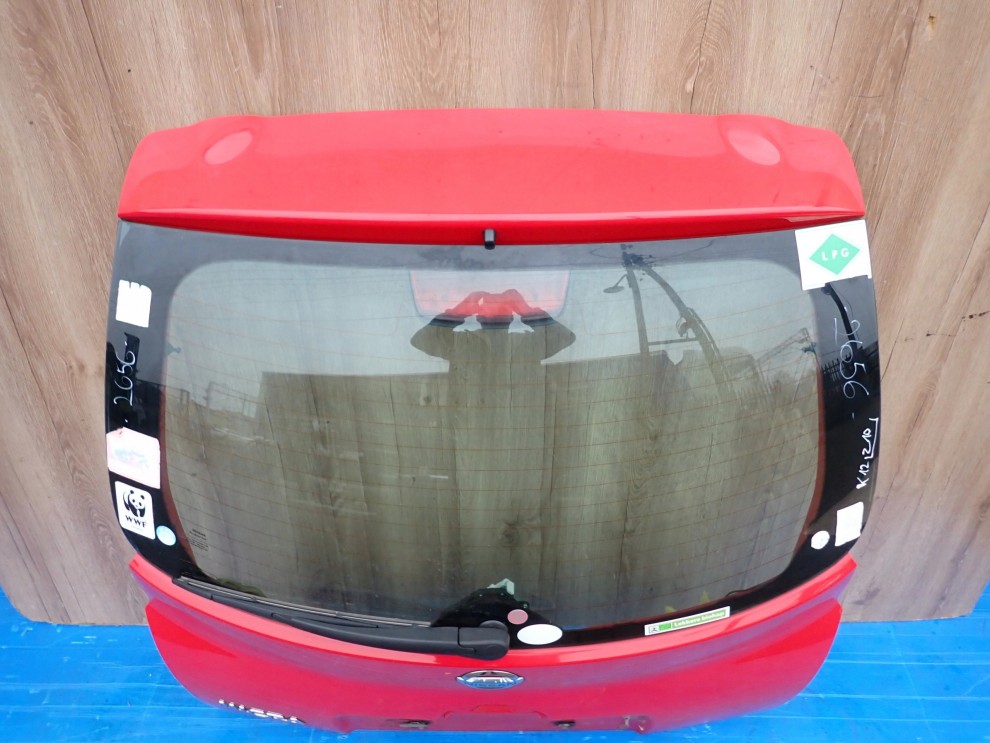 NISSAN MICRA K12 03- KLAPA BAGAŻNIKA SZYBA TYLNA Z10 7/9