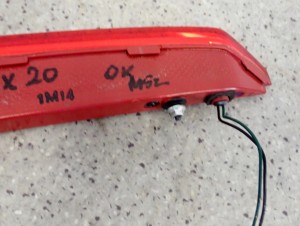 HYUNDAI IX20 HB 09- LAMPA TYLNA W KLAPĘ 3-CI STOP 7/10 MINIATURA