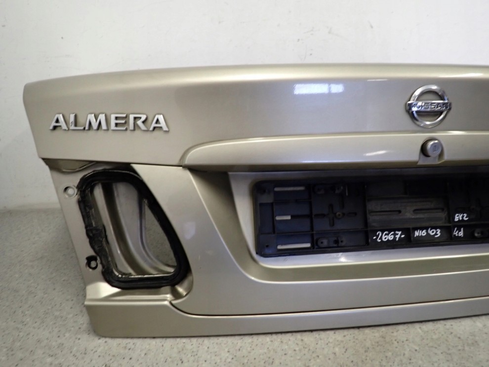 NISSAN ALMERA N16 SEDAN 00-06 KLAPA TYLNA BAGAŻNIKA EY2 2/13