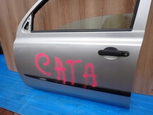 NISSAN MICRA K12 03-10 5d DRZWI PRZEDNIE LEWE KY0 4/10 MINIATURA