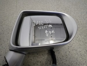 HONDA JAZZ 05-07 LUSTERKO PRAWE ELEKTRYCZNE 7 PIN NH623M 3/10 MINIATURA