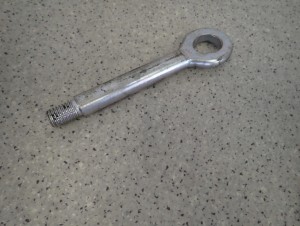 CHEVROLET ORLANDO 10- HAK HOLOWNICZY UCHO HAKA PRZÓD 4/5 MINIATURA