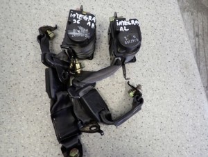 HONDA INTEGRA ACURA 93-00 PASY BEZPIECZEŃSTWA LEWY I PRAWY TYŁ 3/4 MINIATURA