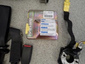 HONDA INTEGRA ACURA 93-00 PODUSZKI POWIETRZNE SRSY AIRBAGI ZESTAW 2/9 MINIATURA