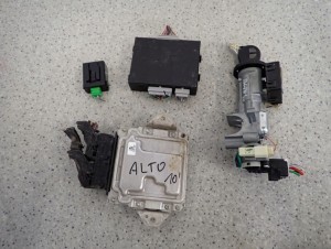 SUZUKI ALTO 09- 1.0 i ZESTAW STARTOWY STACYJKA KOMPUTER IMMO 5/5 MINIATURA