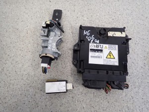 MAZDA 6 MAZDA6 GG 05-07 2.0D RF7J ZESTAW STARTOWY KOMPUTER STACYJKA 3/5 MINIATURA