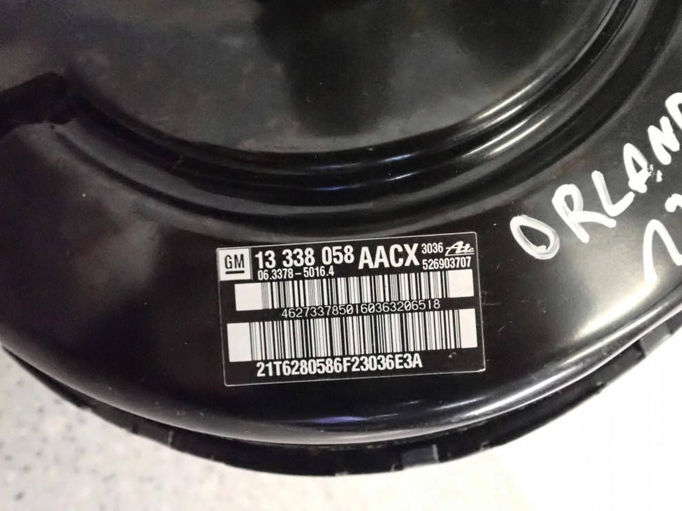 CHEVROLET ORLANDO 1.4T 10- SERWO HAMULCOWE POMPA 3/5