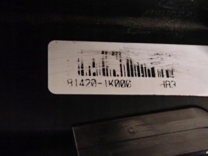 HYUNDAI IX20 HB 5D 09- ZAMEK DRZWI TYLNY PRAWY 4 PIN 7/7 MINIATURA