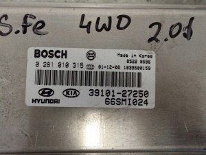 SANTA FE I 2.0 CRDI 01-05 ZESTAW STARTOWY STACYJKA KOMPUTER 3/5 MINIATURA