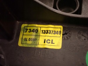 CHEVROLET ORLANDO 1.4T 10- PEDAŁ SPRZĘGŁA HAMULCA KOMPLET 5/8 MINIATURA