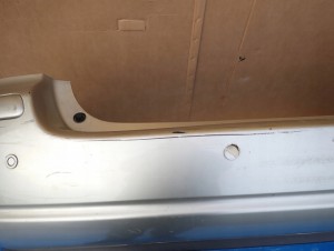 TOYOTA AVENSIS T25 KOMBI 03- ZDERZAK TYLNY 3/13 MINIATURA