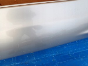 HONDA JAZZ II 05-07 ZDERZAK TYLNY TYŁ NH623M POLIFT 8/14 MINIATURA