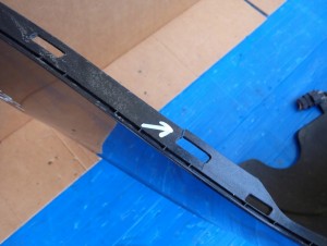 CHEVROLET CRUZE 08-11 ZDERZAK TYLNY GAR 11/16 MINIATURA