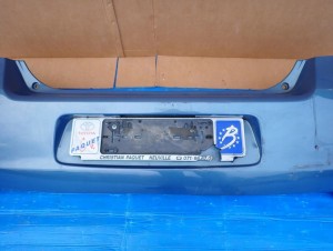 TOYOTA YARIS II 06-09 ZDERZAK TYLNY 8T1 4/13 MINIATURA