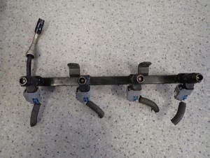 CHEVROLET AVEO T250 1.4i 07- LISTWA WTRYSKOWA WTRYSKIWACZE KOMPLET 5/5 MINIATURA