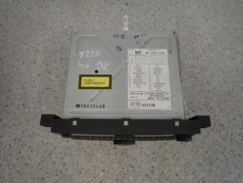 CHEVROLET AVEO T250 07- RADIO FABRYCZNE 2/4