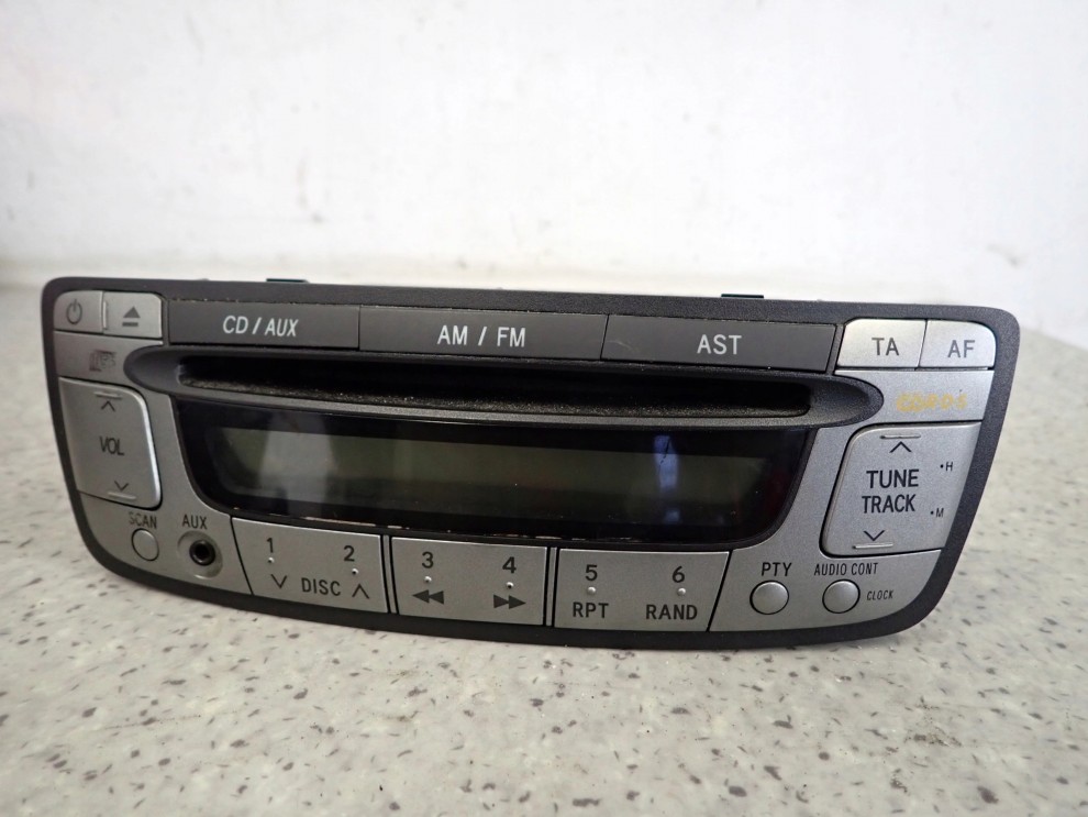 TOYOTA AYGO 06-12 RADIO ORYGINALNE RADIOODTWARZACZ 3/7