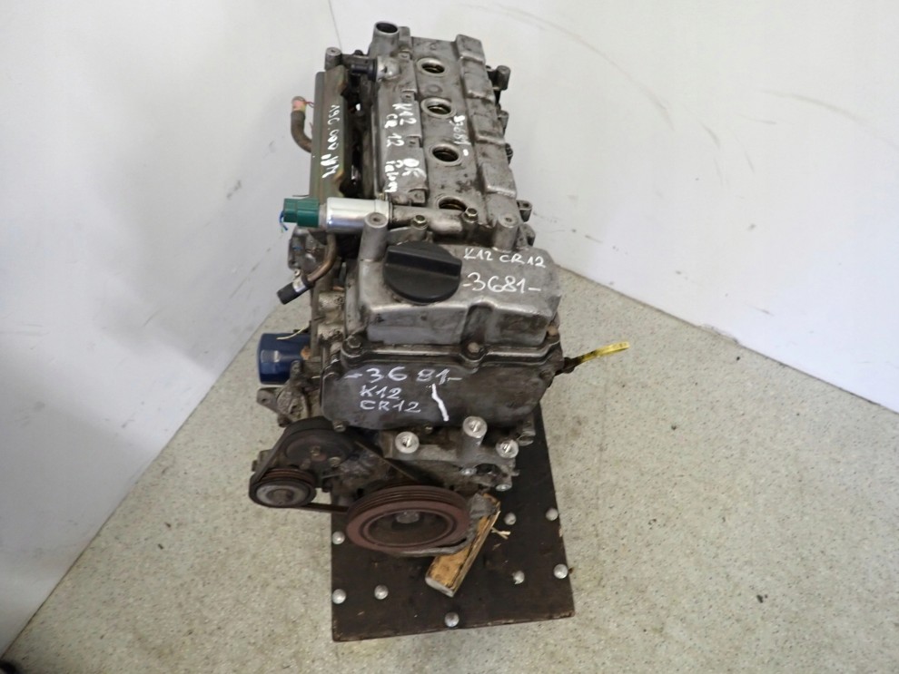 NISSAN MICRA K12 1.2i BENZYNA 02-09 SILNIK MOTOR CR12 2/9