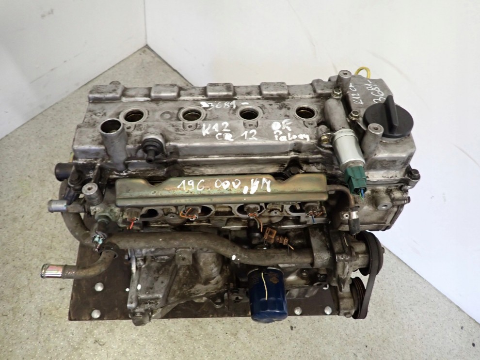 NISSAN MICRA K12 1.2i BENZYNA 02-09 SILNIK MOTOR CR12 4/9