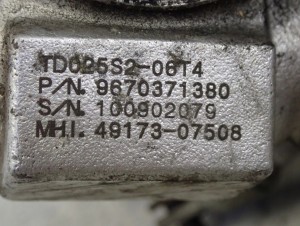 SUZUKI SX4 06-13 1.6 DDIS TURBINA TURBOSPRĘŻARKA 6/6 MINIATURA