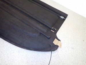 MITSUBISHI CARISMA 5d 1996-1999 PÓŁKA TYLNA BAGAZNIKA 6/7 MINIATURA