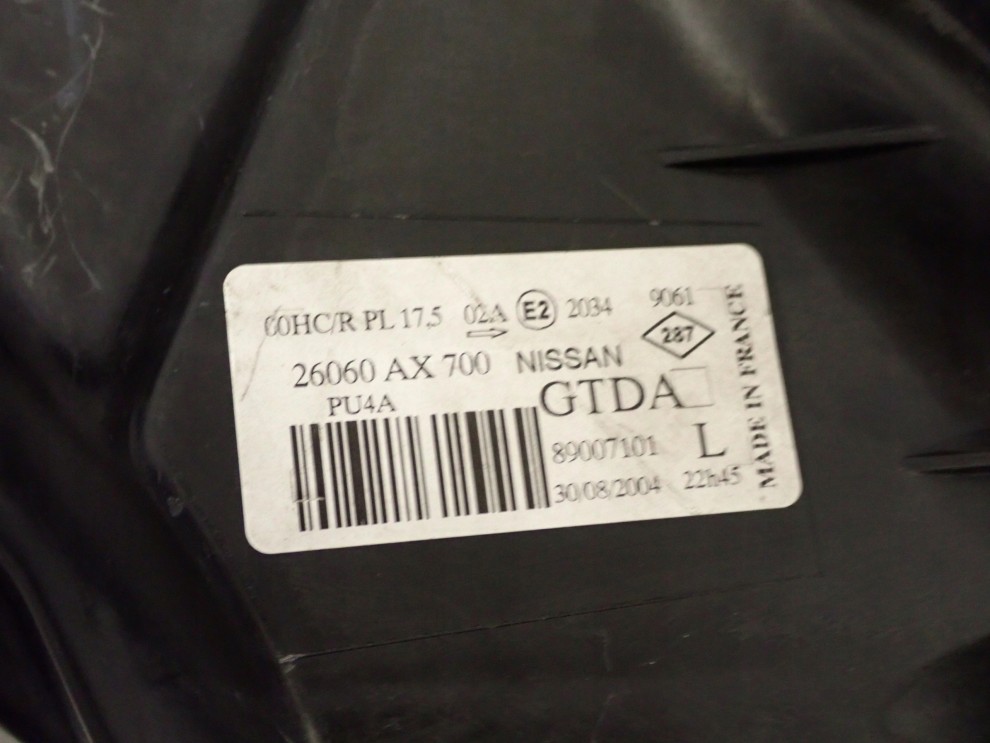 NISSAN MICRA K12 03-07 REFLEKTOR LEWY LAMPA PRZÓD 7/9