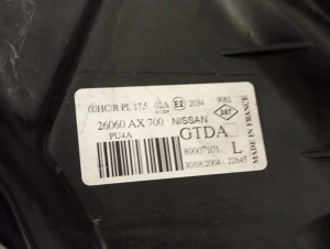 NISSAN MICRA K12 03-07 REFLEKTOR LEWY LAMPA PRZÓD 7/9 MINIATURA