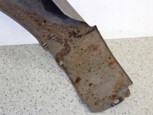 CHEVROLET AVEO SEDAN 4d T250 07- BŁOTNIK PRZEDNI PRAWY 15/16 MINIATURA