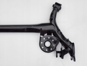 TOYOTA YARIS II P9 YARIS III P13 BELKA TYLNA ZAWIESZENIA TYŁ TARCZE 4/8 MINIATURA