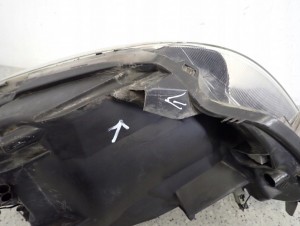 NISSAN NOTE E11 06- LAMPA PRZEDNIA PRAWA REFLEKTOR EUROPA 9/11 MINIATURA