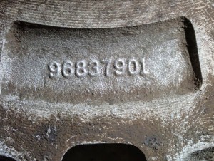 CHEVROLET ORLANDO FELGI ALUMINIOWE ALUFELGI 16JJ 14/14 MINIATURA