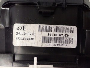 GRAND VITARA II 1.9 DDID 06- LICZNIK ZEGARY ZESTAW WSKAŻNIKÓW 6/8 MINIATURA